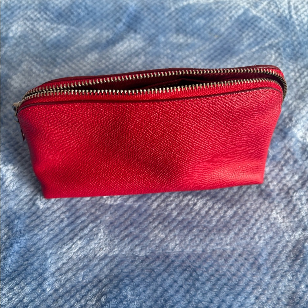 Coach Red Interior Zip Pouch - Picture 4 of 4